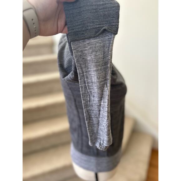 Athleta x Derek Lam Marled Grey Long Sleeve Zip Jacket - Picture 4 of 8